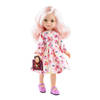 Paola Reina Pop Amigas Rosa lang roze haar (32cm)