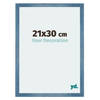 Fotolijst 21x30cm Helder Blauw Geveegd MDF Mura