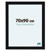 Fotolijst 70x90cm Zwart Hoogglans MDF Como