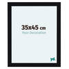 Fotolijst 35x45cm Zwart Hoogglans MDF Como