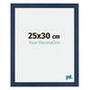 Fotolijst 25x30cm Donkerblauw Geveegd MDF Mura