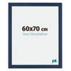 Fotolijst 60x70cm Donkerblauw Geveegd MDF Mura