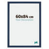 Fotolijst 60x84cm Donkerblauw Geveegd MDF Mura