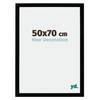 Fotolijst 50x70cm Zwart Hoogglans MDF Mura