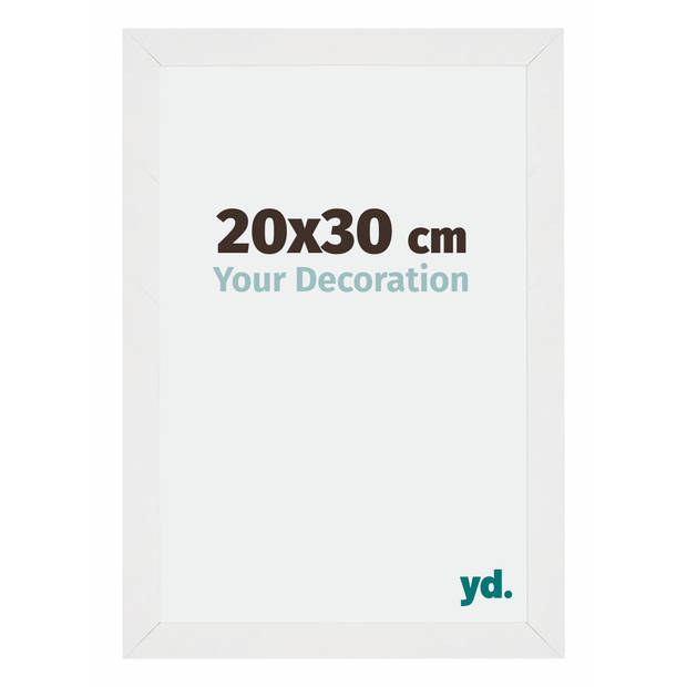 Fotolijst 20x30cm Wit Hoogglans MDF Mura