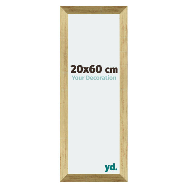 Fotolijst 20x60cm Goud Glans MDF Mura