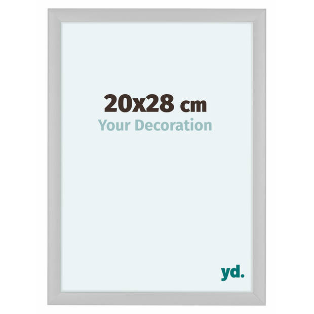 Fotolijst 20x28cm Wit Hoogglans MDF Como