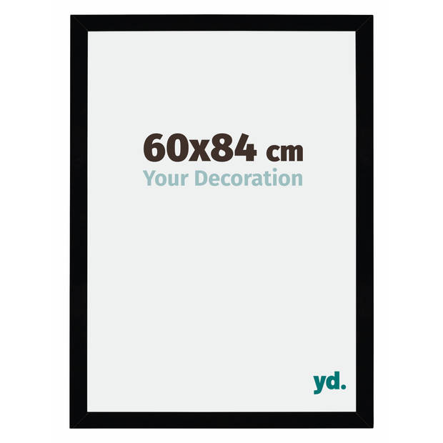 Fotolijst 60x84cm Zwart Hoogglans MDF Mura