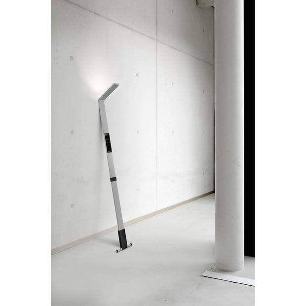 LUCTRA® Flex Design vloerlamp LED - dimbaar - oplaadbare batterij - 25 uur runtime - draagbaar