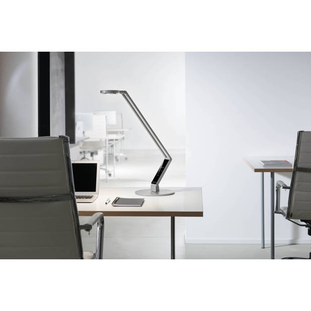 LUCTRA® Table Radial Base LED-bureaulamp - biologisch effectief licht - dimbaar - aluminium
