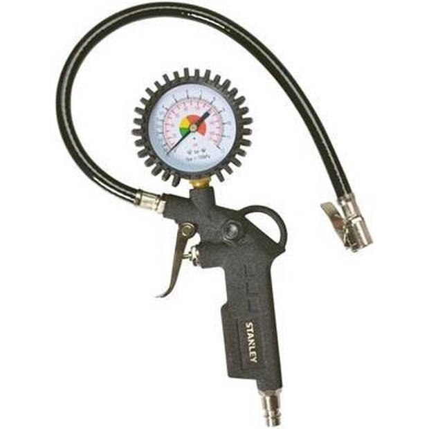 Stanley Bandenvulpistool 150533XSTN - Blaaspistool 10Bar - met Manometer - Compressor Accessoires
