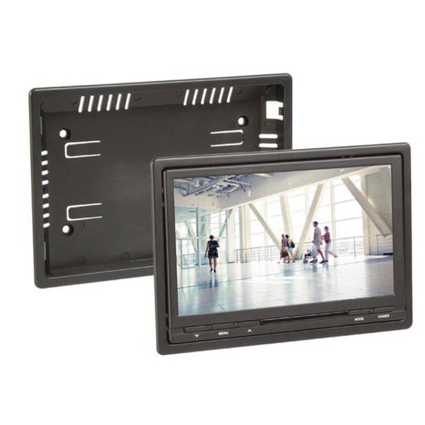 Velleman - 7 inch digitale tft-lcd monitor met afstandsbediening 16:9 / 4:3