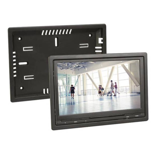 Velleman - 9 inch digitale tft-lcd monitor met afstandsbediening 16:9 / 4:3