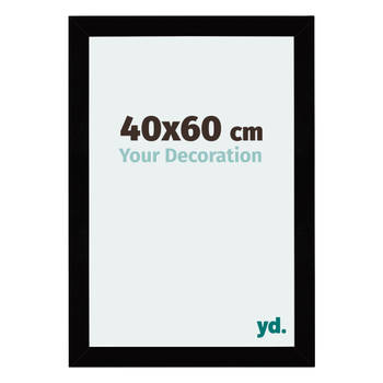 Fotolijst 40x60cm Zwart Hoogglans MDF Mura