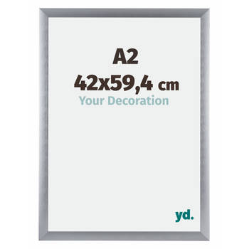 Fotolijst 42x59,4cm A2 Zilver Geborsteld Aluminium Tucson