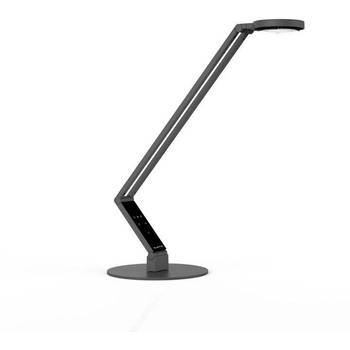 LUCTRA® Table Radial Base LED-bureaulamp - biologisch effectief licht - dimbaar - zwart aluminium