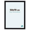 Fotolijst 50x70cm Zwart Hoogglans MDF Como