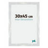 Fotolijst 30x45cm Zilver Glanzend Vintage MDF Mura