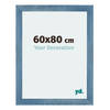 Fotolijst 60x80cm Helder Blauw Geveegd MDF Mura