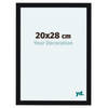 Fotolijst 20x28cm Zwart Hoogglans MDF Como