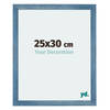 Fotolijst 25x30cm Helder Blauw Geveegd MDF Mura