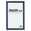 Fotolijst 30x50cm Donkerblauw Geveegd MDF Mura