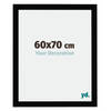 Fotolijst 60x70cm Zwart Hoogglans MDF Mura