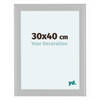 Fotolijst 30x40cm Wit Hoogglans MDF Como