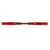 CONTACTBESCHERMDE MEETLEIDING 4mm 100cm / ROOD (MLB/GG-SH 100/1)