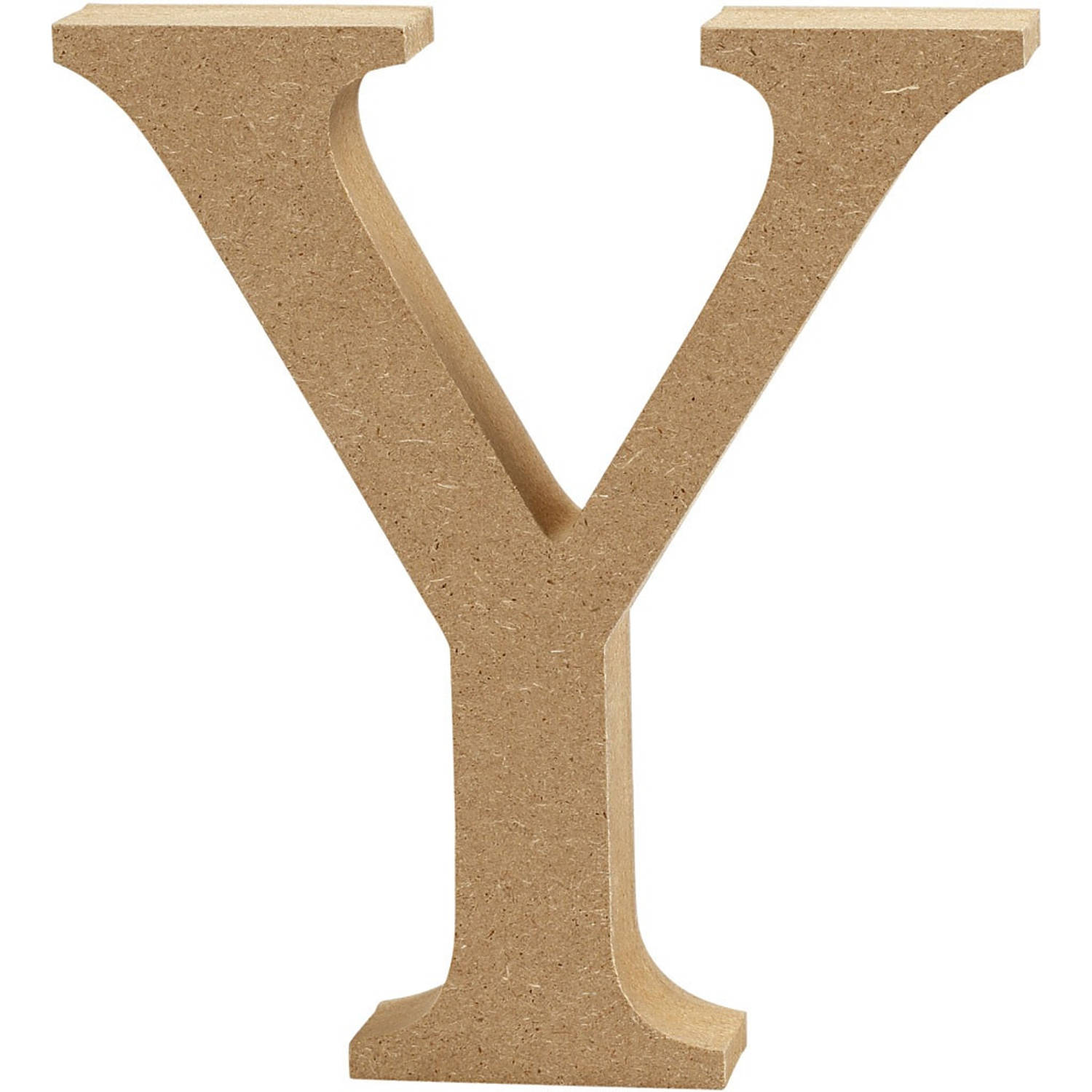 Creotime houten letter Y 8 cm
