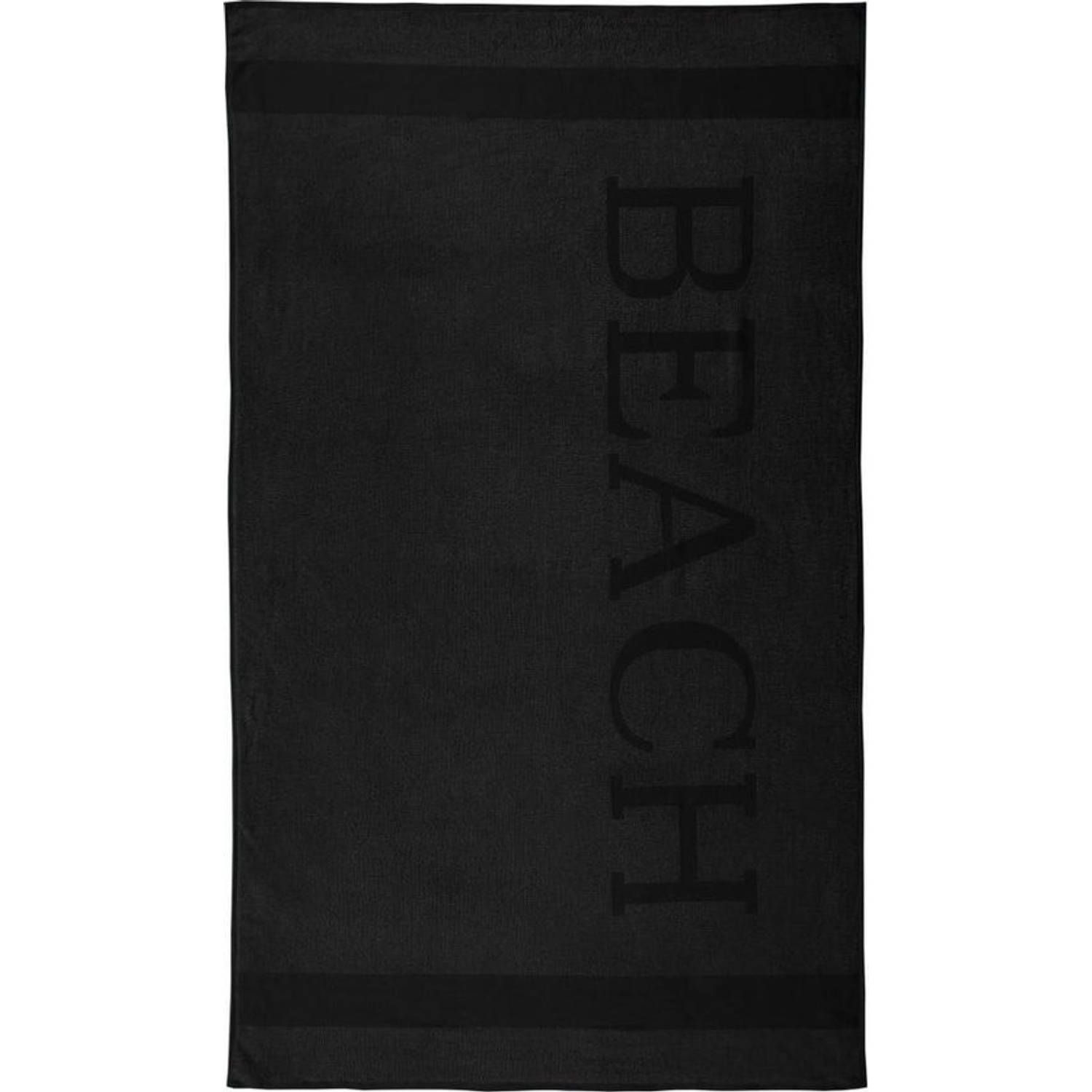 Lucca Beach Strandlaken 100x200 Black