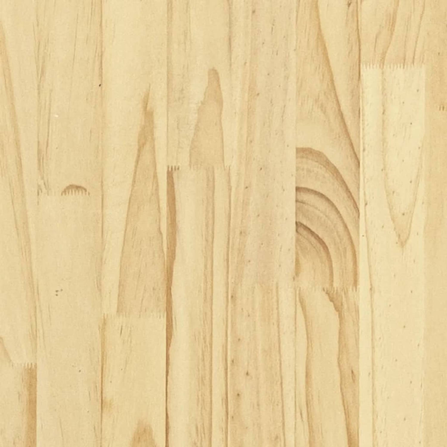 The Living Store Houten bedframe - Massief grenenhout - 160x200 cm - Stevig en duurzaam