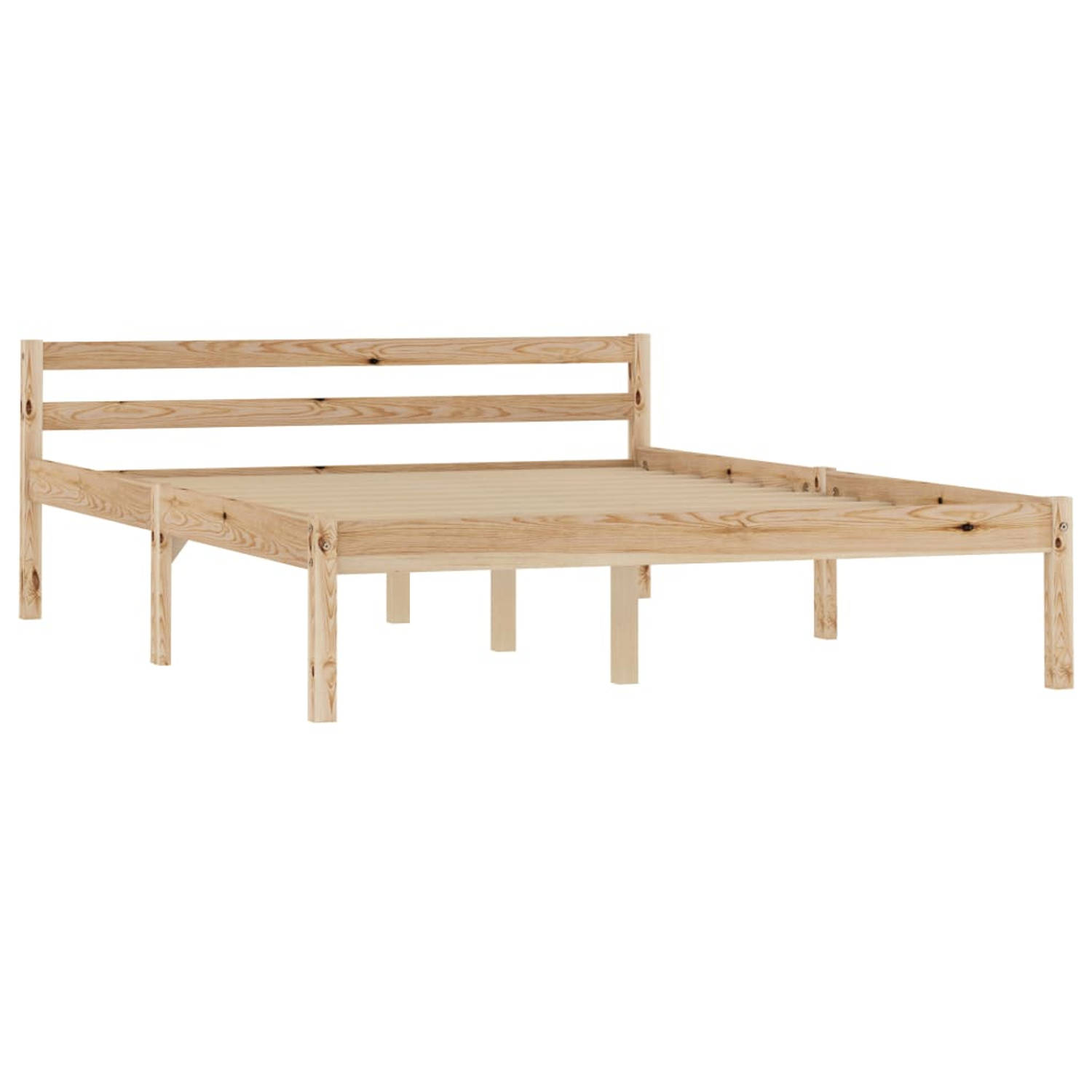 The Living Store Bedframe massief grenenhout 140x200 cm - Bed