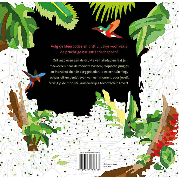 Deltas Creative Coloring - Natuur kleurboek voor volwassenen