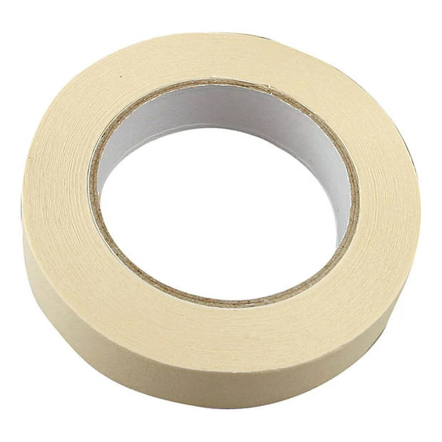 Creotime schildertape 50 m x 25 mm ivoorwit