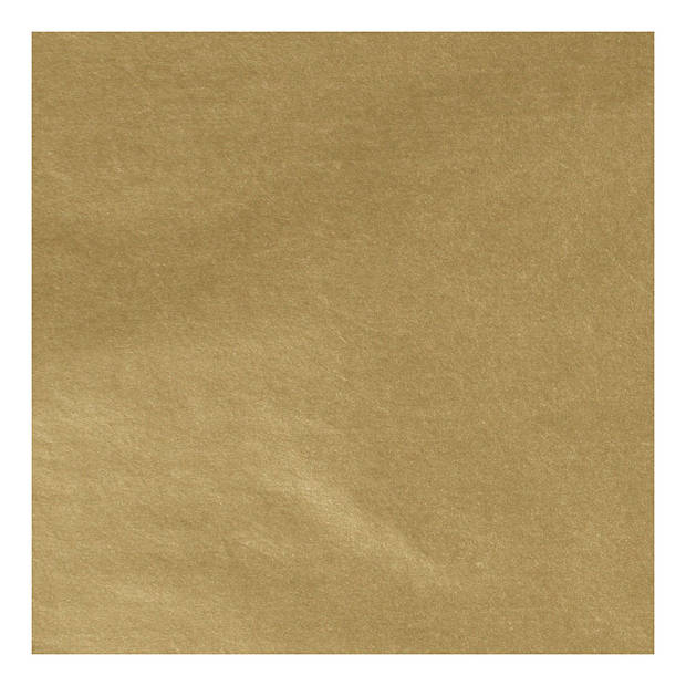 Creotime tissuepapier 50 x 70 cm goud 6 stuks