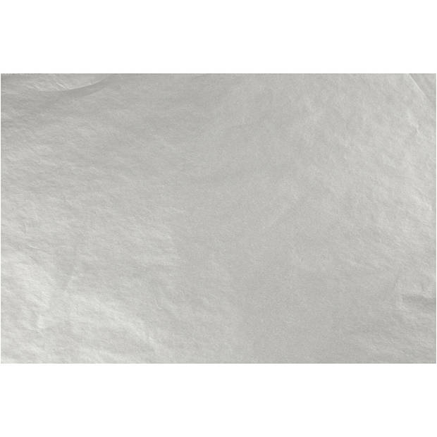 Creotime tissuepapier 50 x 70 cm papier zilver 25 stuks