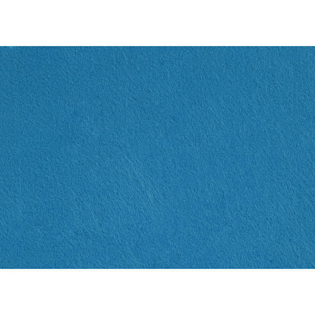 Creotime hobbyvilt A4 21 x 30 cm vilt turquoise 10 stuks