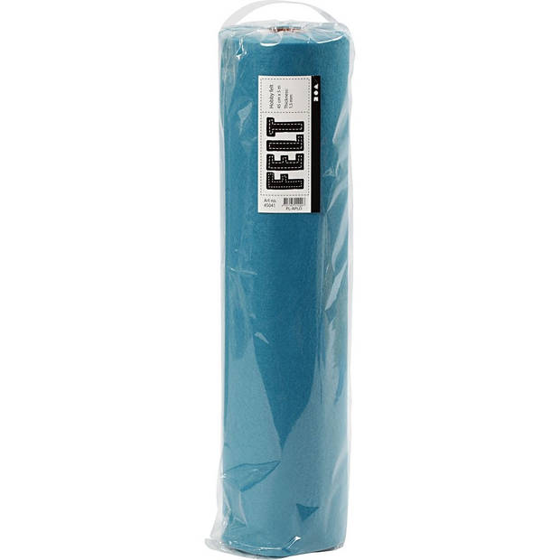 Creotime hobbyvilt Felt 500 x 45 cm turquoise