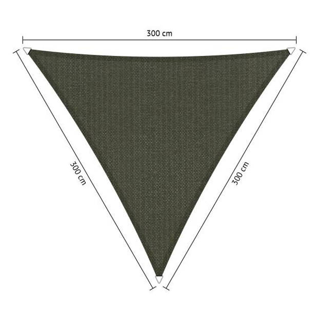 Shadow Comfort driehoek 3x3x3m Deep Grey
