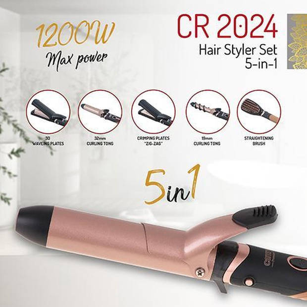 Camry CR 2024 - Hairstylerset - 5 delig