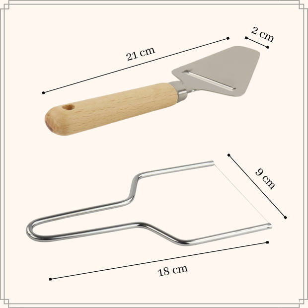 OTIX Kaassnijder met Draad - Jonge Kaas - Kaasschaaf - Worstsnijder - Keuken Accessoires