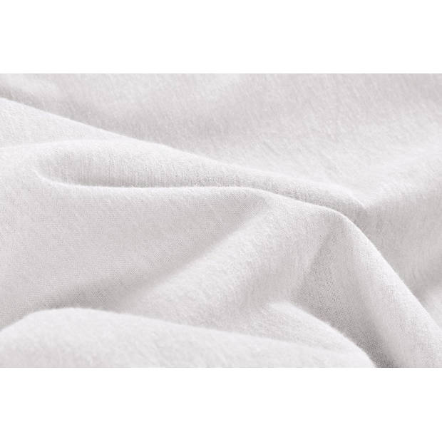 Day Dream Uni Flanel - dekbedovertrek - eenpersoons - 140x200/220 - wit
