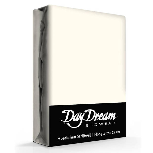 Day Dream hoeslaken katoen Crème - 90 x 220 cm