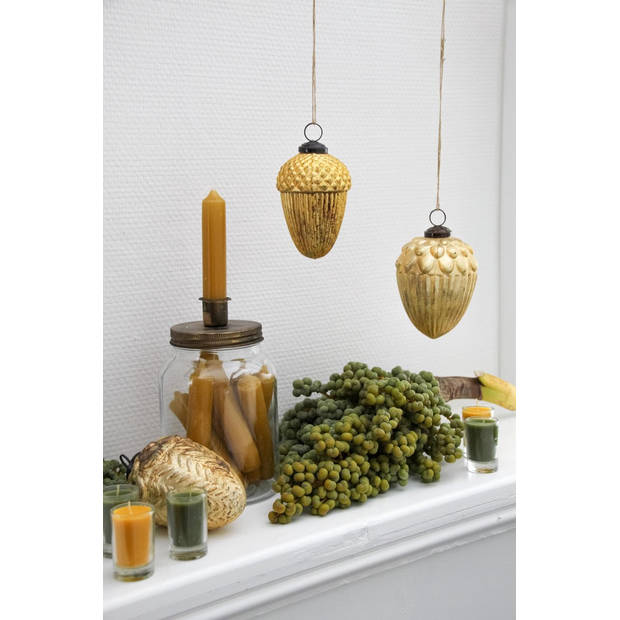 Maison d'Abri Gouden hangornamenten 'Asmund' Set van 3