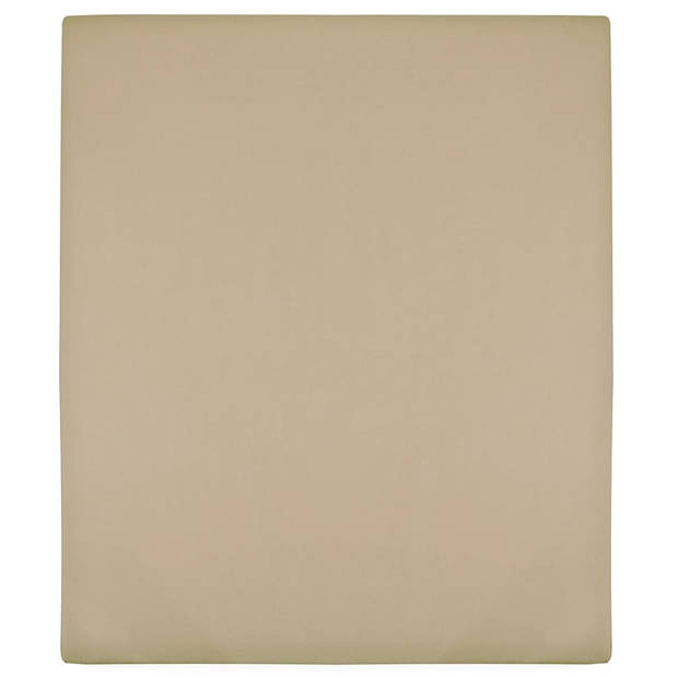 The Living Store Hoeslaken Jersey - 140 x 200 cm - Taupe