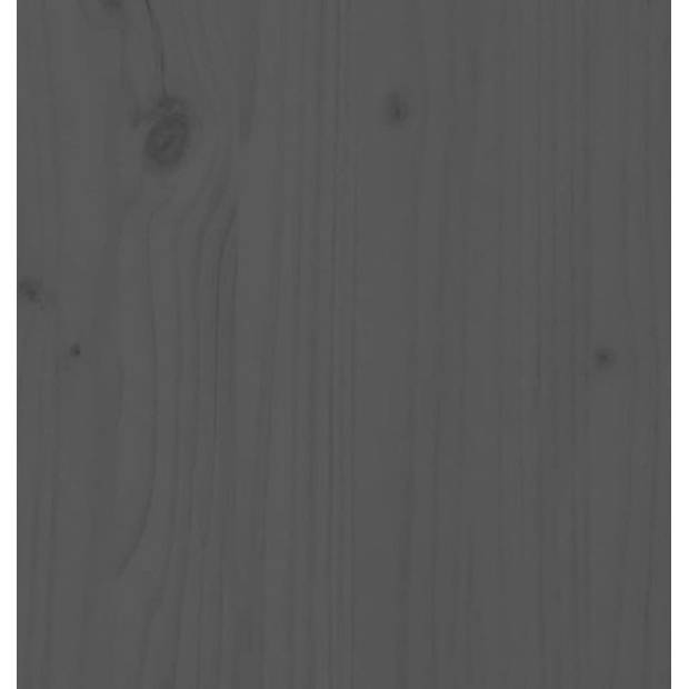 The Living Store Salontafel - Massief grenenhout - 35 x 35 x 30 cm - Grijs