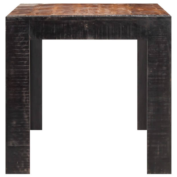 The Living Store Industriële Eettafel - Hout - 160 x 80 x 76 cm - Massief Mangohout