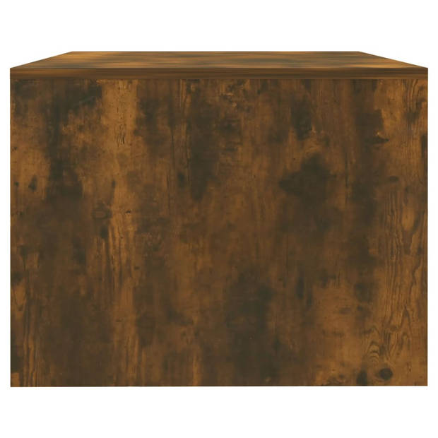 vidaXL Salontafel 102x55x42 cm bewerkt hout gerookt eikenkleurig