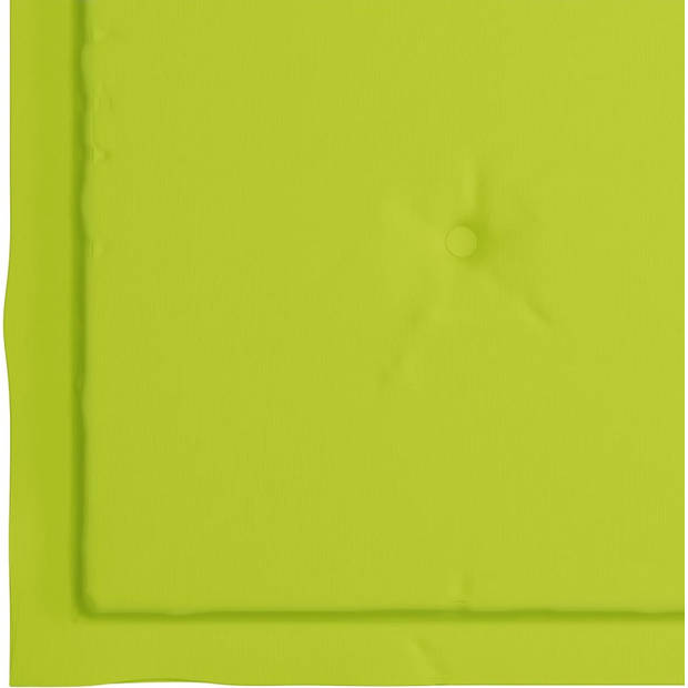 The Living Store Stoelkussens - Oxford Stof - 50x50x3cm - Houdt zichzelf goed vast - Helder groen